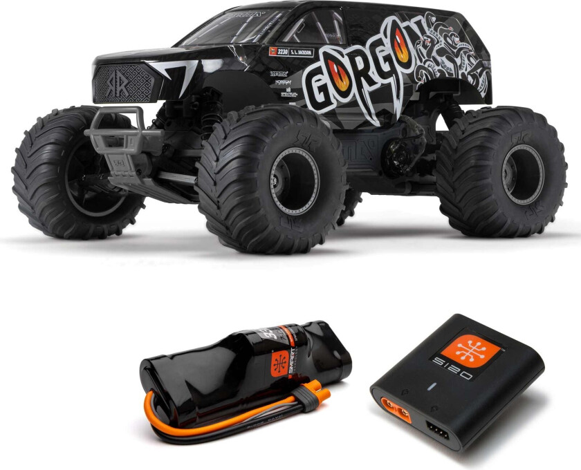 ARRMA Gorgon Mega 2WD Black - RTA Kit