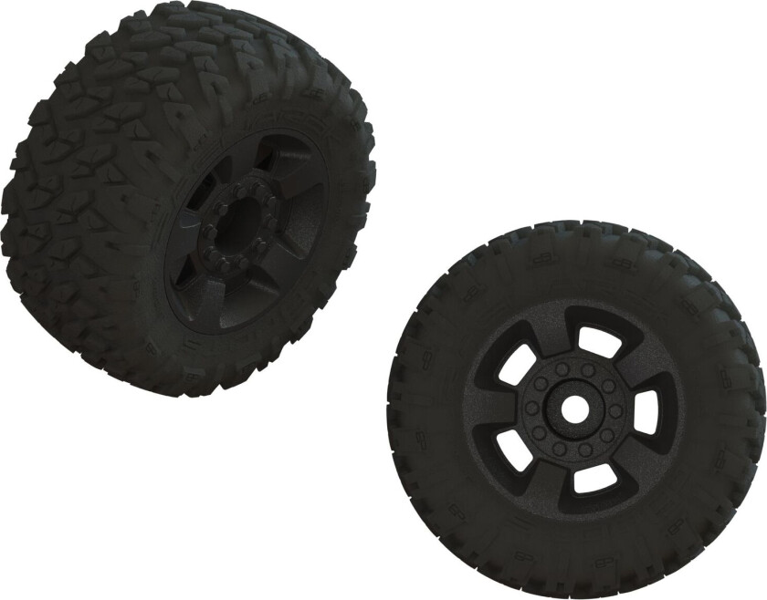 ARRMA ARA550109 dBoots Ragnarok Tire Glued Black (2)