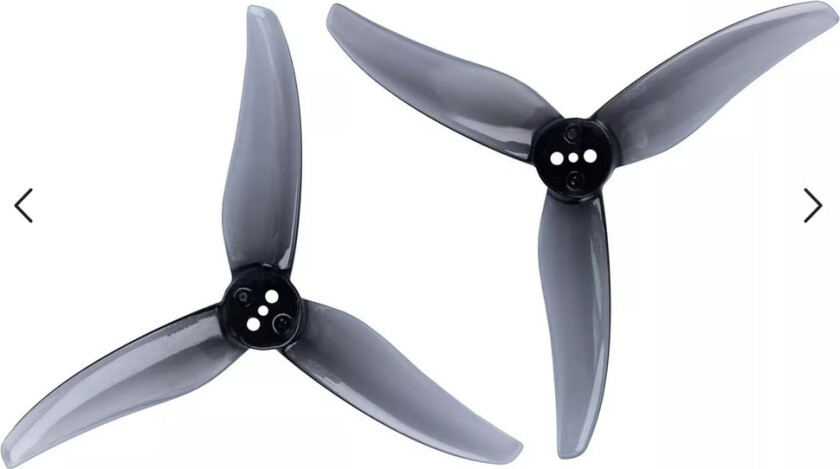 Gemfan Hurricane 3 Blade 3520 Clear Gray