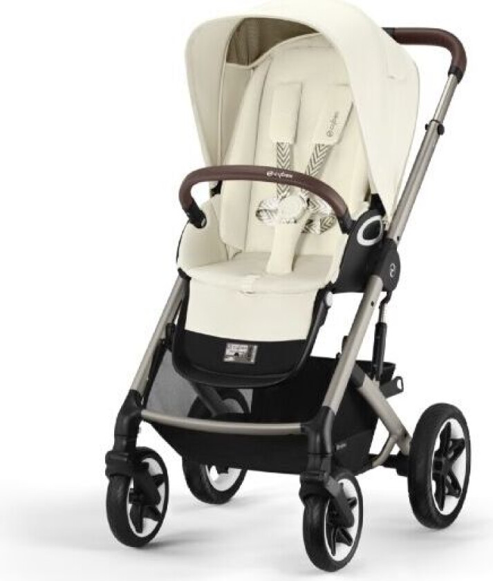 Bilde av Cybex, Travelsystem 3i1, Talos S Lux Duo Inkl. Aton B2, Babybilstol - Seashell Beige