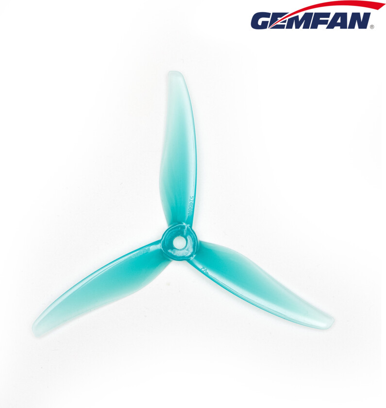 Gemfan Hurricane 3 Blade 51466 V2 Wave Blue
