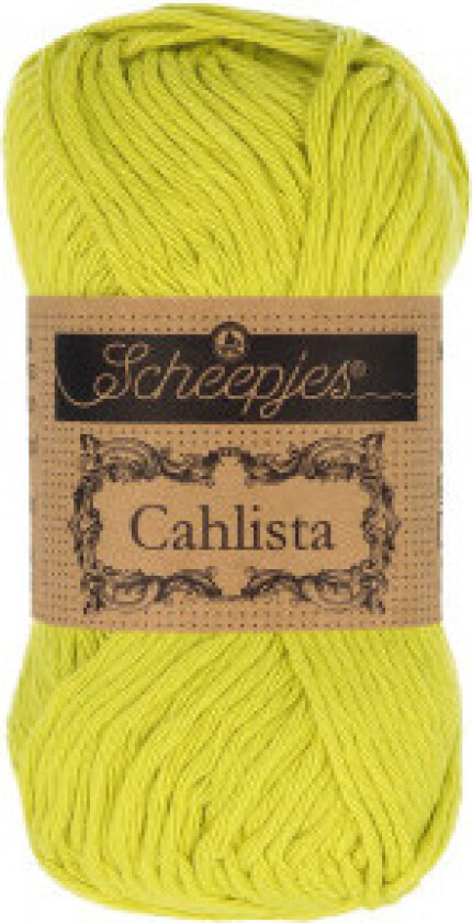 Cahlista Garn Unicolor 245 Green Yellow