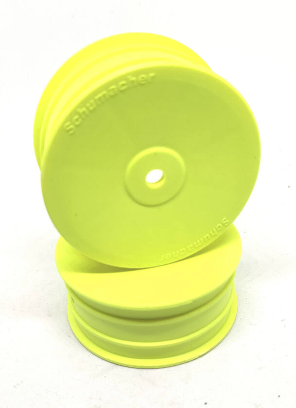 Schumacher U7458 Wheel Front 4WD Neon Yellow 1/10 (2)