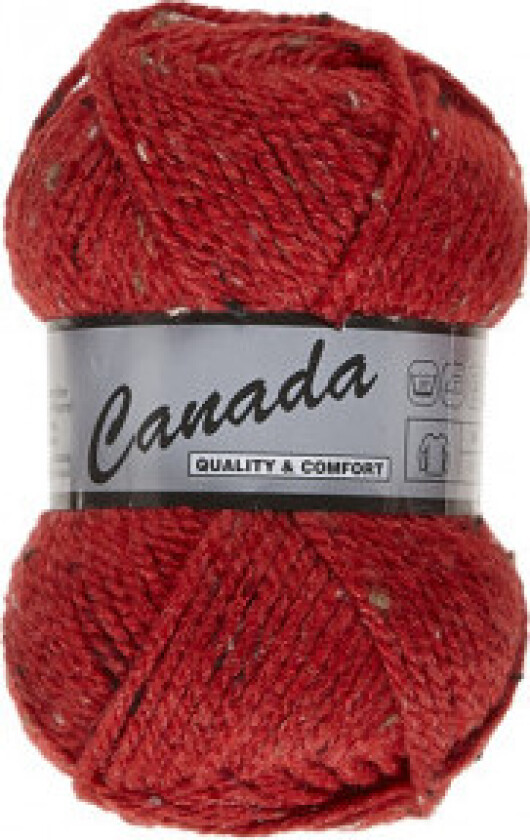 Lammy Canada Garnblanding 435 rød/beige/brun