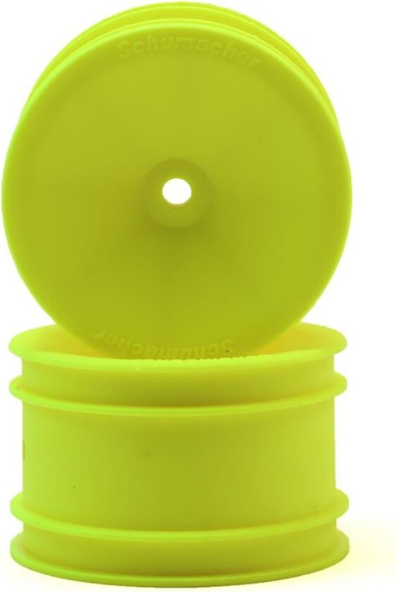 Bilde av Schumacher U7460 Wheel Rear 4WD Neon Yellow 1/10 (2)