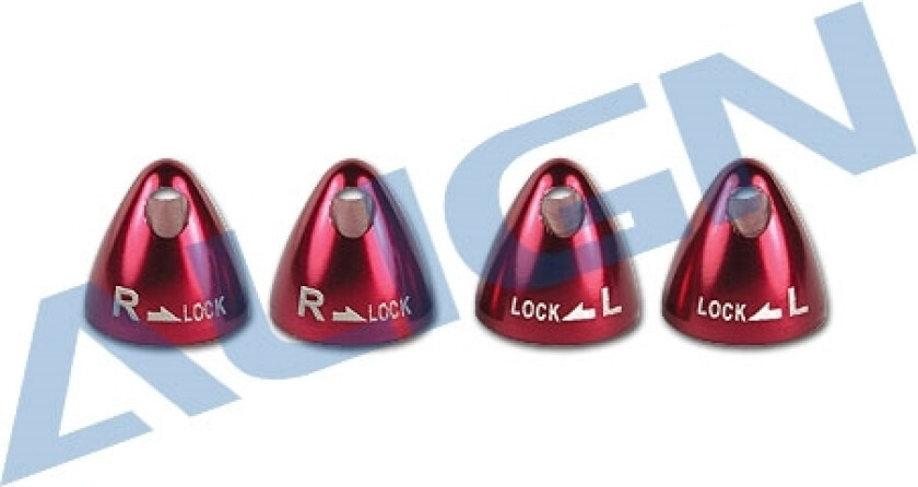 Align M425001XXT MR25 Propeller Nut Red 4pcs