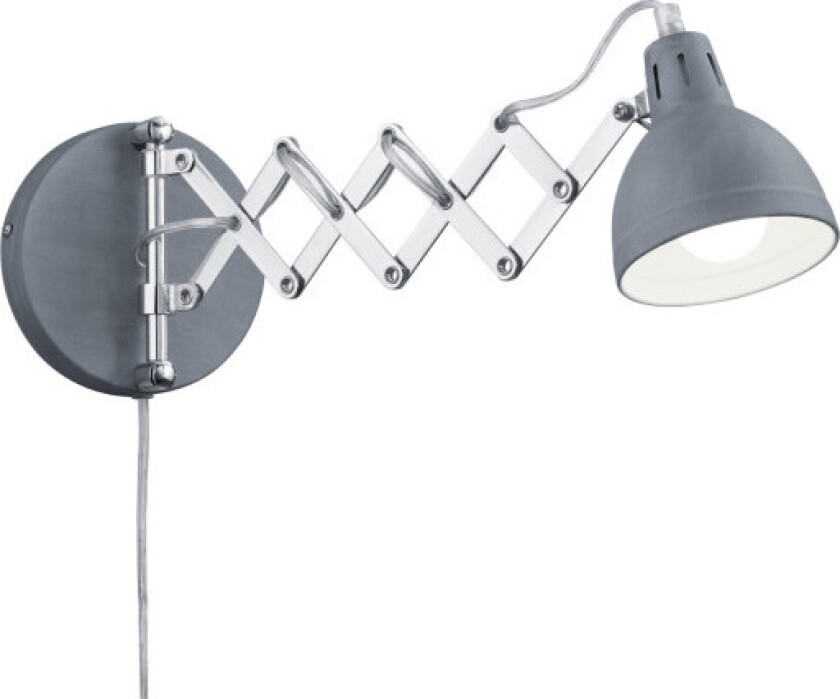 Scissor vegglampe, betong