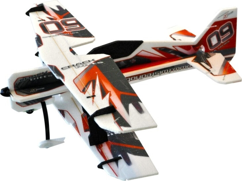 RC-Factory RCF Backyard Crack Pitts EPP ARF Black/Red