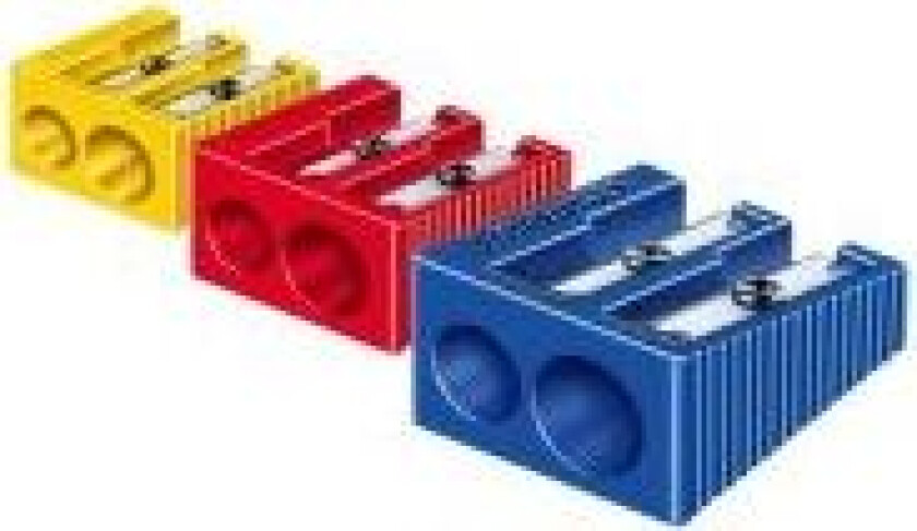 Bilde av - Blyantspisser - 2 hull - plastikk (en pakke 50)