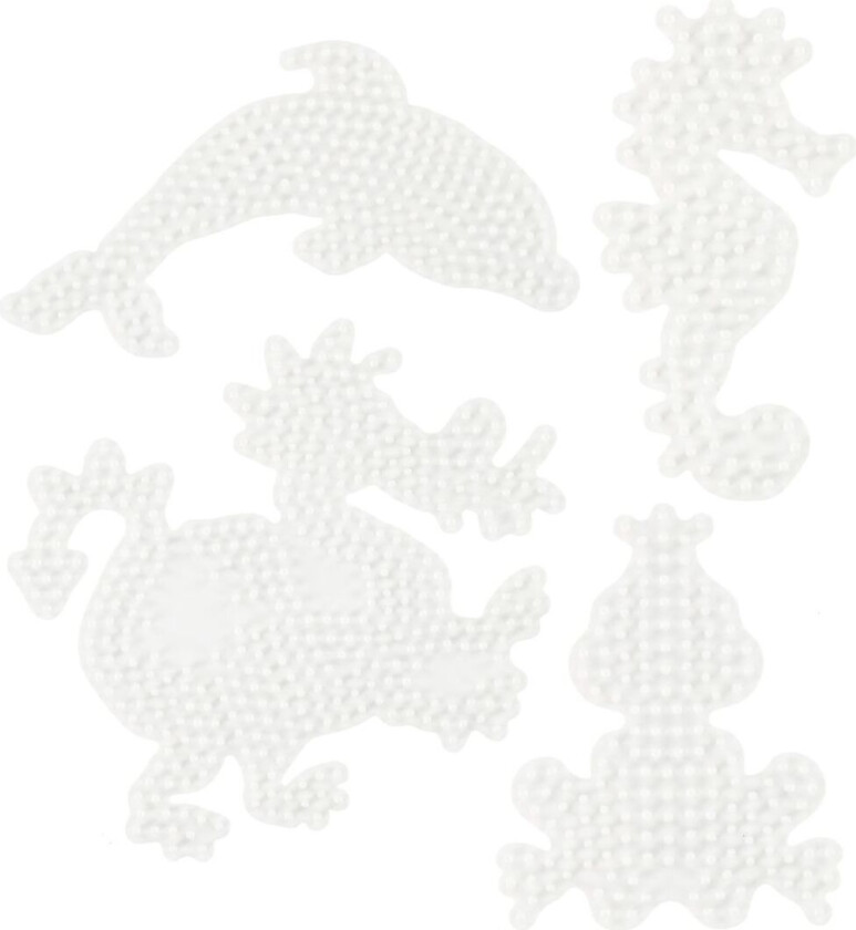 Bilde av Ironing Beads Pegboards - Animals 4pcs.