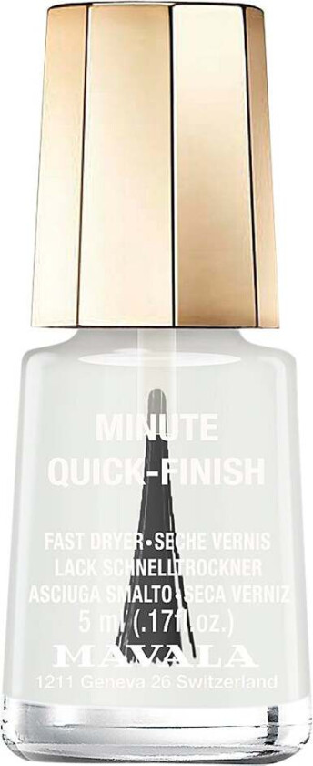 Mavala Nail Color, Minute Quick Finish, 5 ml Mavala Alle farger