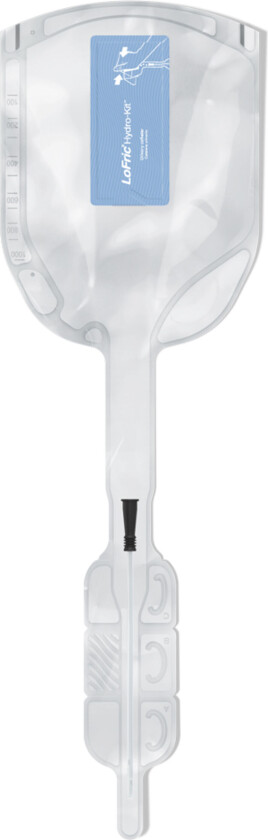 Hydro-kit kateter med oppsamlingspose, til kvinner, CH 10, nelaton, lengde 20 cm, 30 stk.