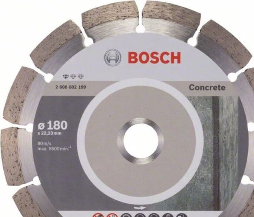 Accessories 2608602199 Bosch Power Tools Diamantskæreskive Diameter 180 mm 1 stk