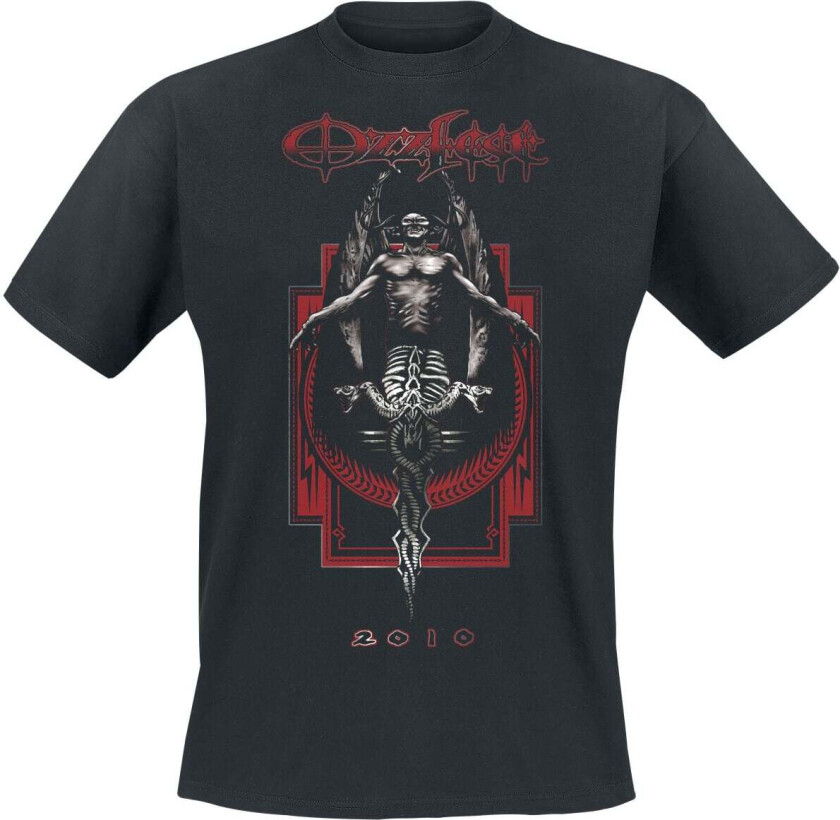 T-skjorte - Ozzfest Beast Crest - S til 5XL - Herrer - svart
