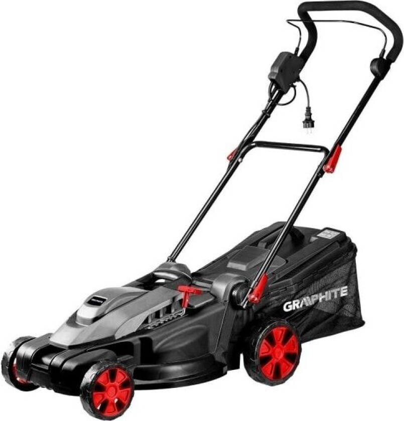 59G475, Manuell gressklipper, 43 cm, 2 cm, 7 cm, Roterende blader, 45 l