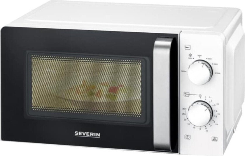 Severin MW 7885 - Mikrobølgeovn - 17 liter - 700 W - hvit/svart