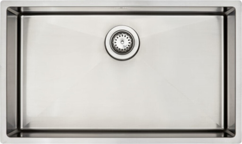 Kubus 700 soft kjøkkenvask, 74x44 cm, rustfritt stål