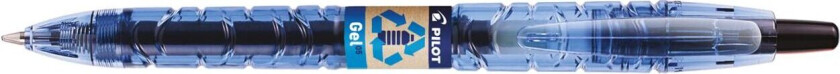 Pilot B2P Gel, Uttrekkbar med festeklemme, Sort, Gjennomsiktig, Sort, Plast, 0,5 mm, 0,32 mm