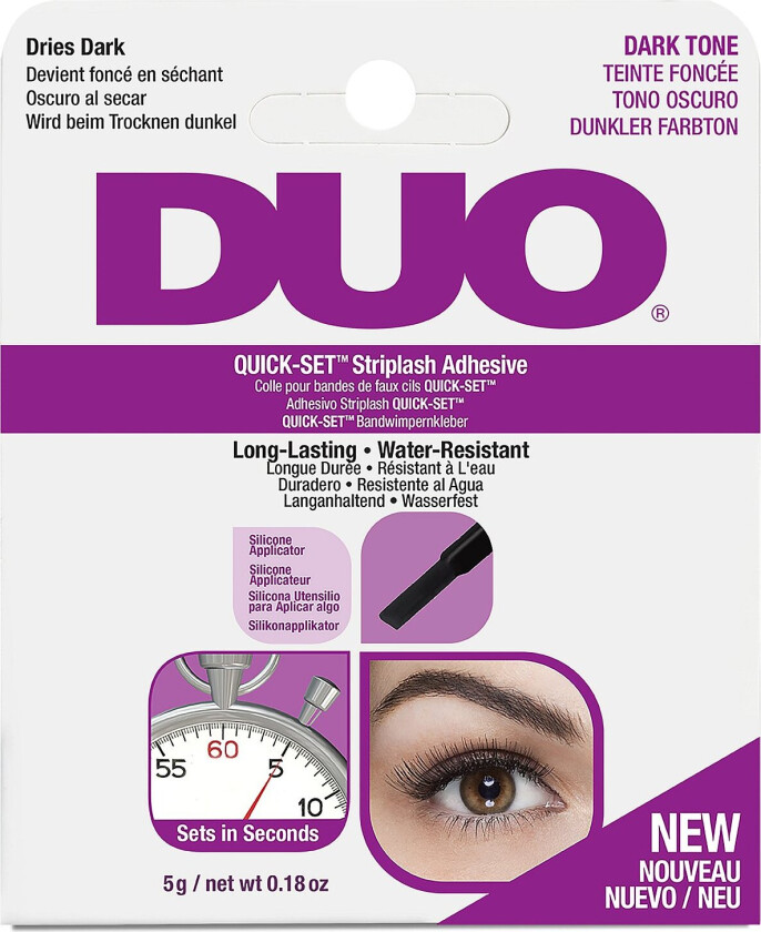 Bilde av Duo Quick Set Adhesive Brush Dark 5g