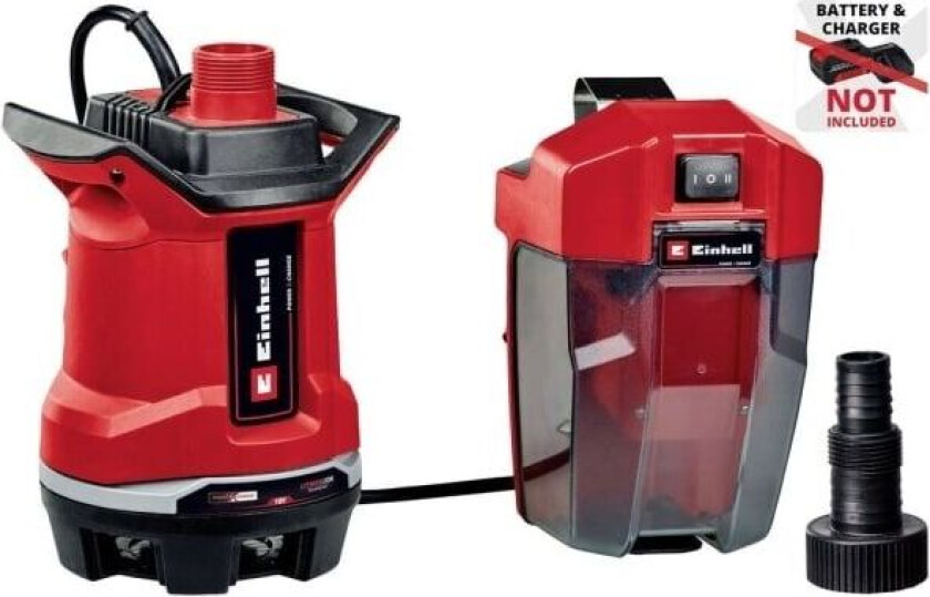 GE-DP 18/25 Li - Solo Power X-Change 4181580 Spildevands-/Nedsenkbar pumpe fler-trins 7500 l/h 5 m - Uten batteri og opplader