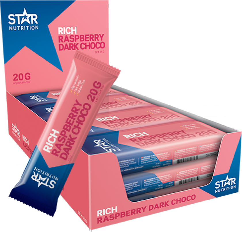 12 x Star Nutrition Protein Bar, 55g