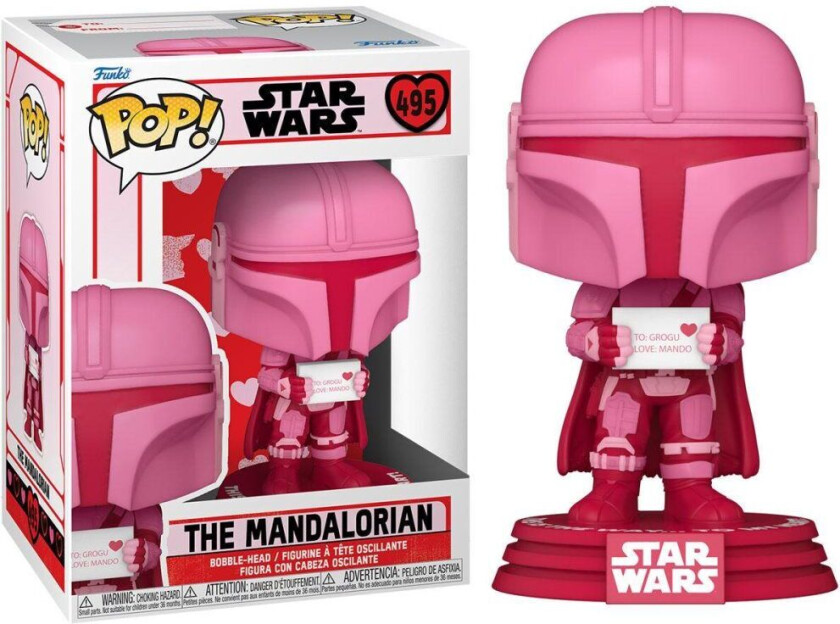 Funko POP! Star Wars Valentines Mandalorian #495