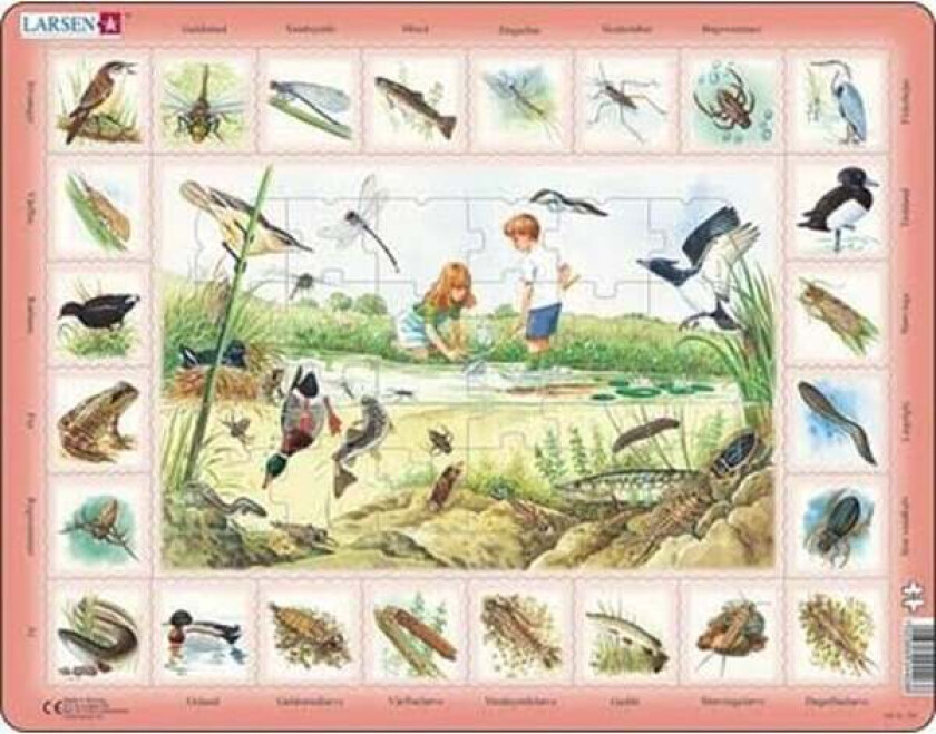 Nature Puzzle: Pond - 48 pieces Maxi (36.5 x 28.5 cm) 2D Puslespill