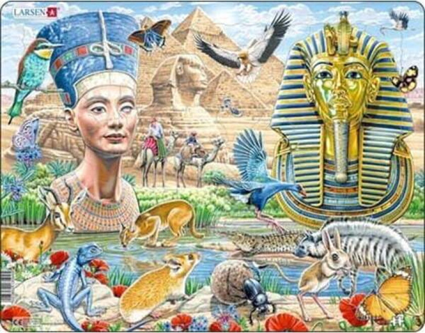 Sphinx and Pyramids Jigsaw Puzzle - 85 pieces Maxi (36.5 x 28.5 cm) 2D Puslespill