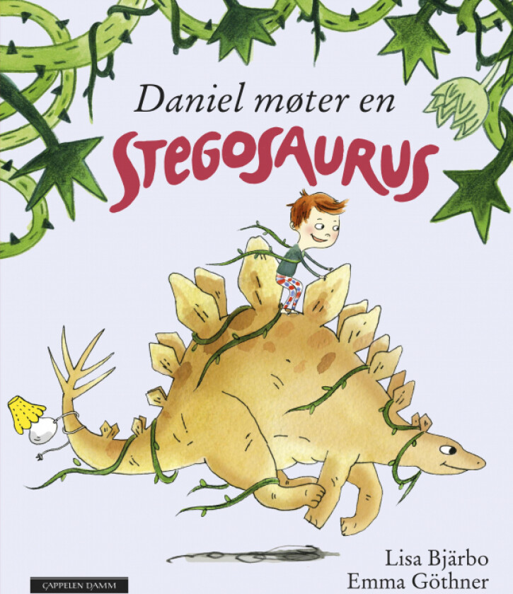 Daniel møter en stegosaurus av Lisa Bjärbo