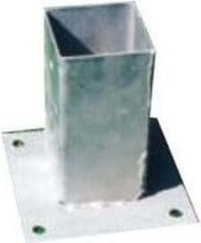 Parasollfot Faura f50003 Firkantet Galvanisert stål 9 x 9 x 15 cm M10