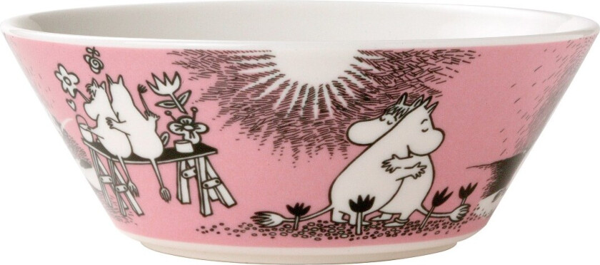 Mummiskål Kjærlighet rosa