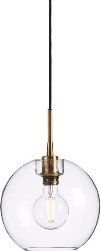 Gloria pendel Ø 26 cm Mässing-klarglas