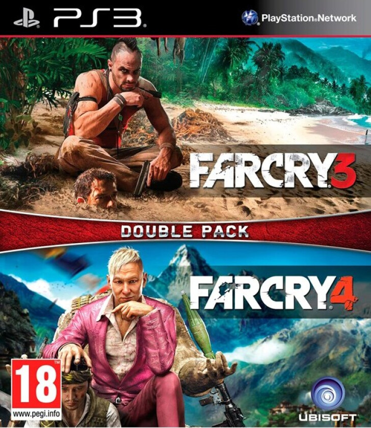 Far Cry 3 + Far Cry 4 - Double Pack - Sony PlayStation 3 - Collection