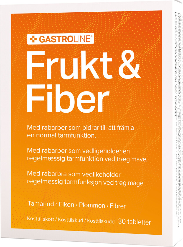 Frukt & Fiber, 30 tabletter