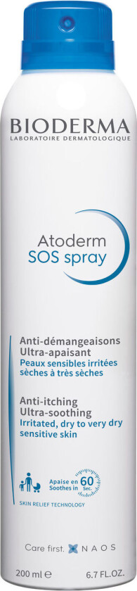 Bioderma Atoderm Sos Beroligende Spray 200 Ml