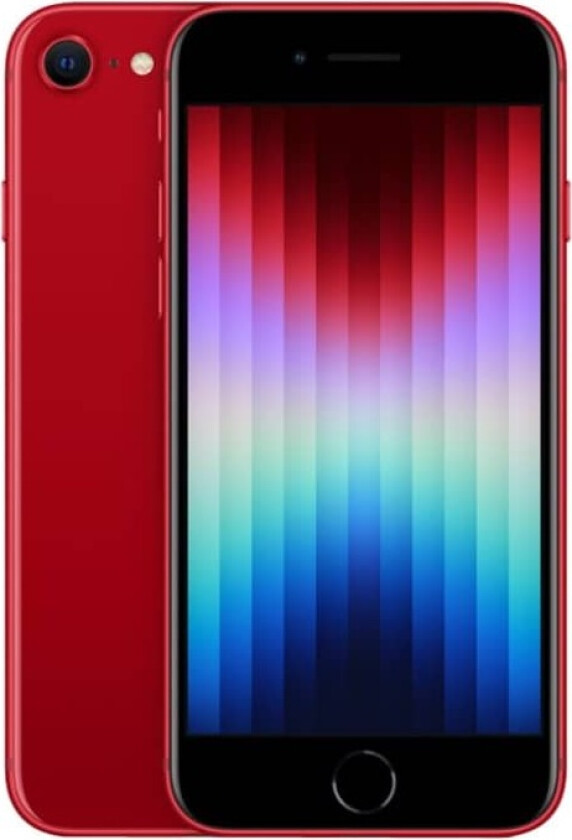 iPhone SE (3rd generation) - (PRODUCT) RED - 5G smartphone - dobbelt-SIM / Internminne 64 GB - LCD-display - 4.7 - 1334 x 750 piksler - rear camera 12 MP - front camera 7 MP - rød