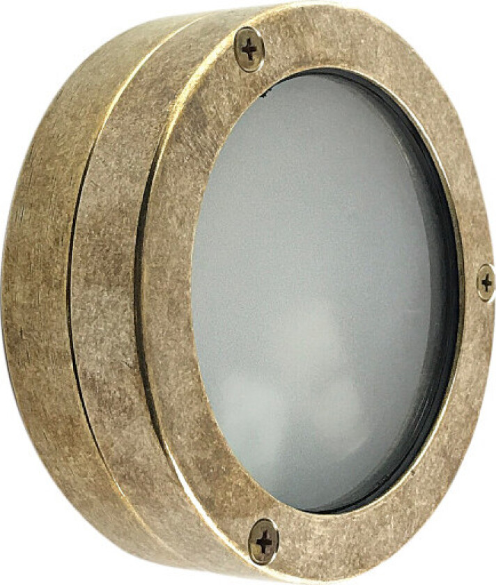 41A Rund skottlampe støpt messing IP54