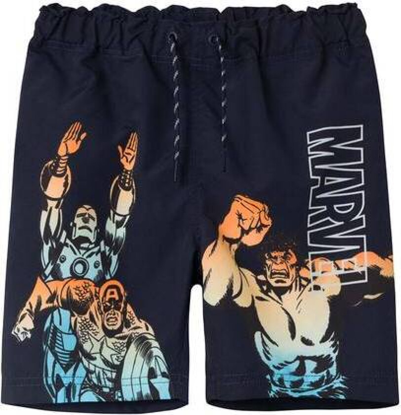 Name It Makavel Marvel Badeshorts Til Barn, Dark Sapphire