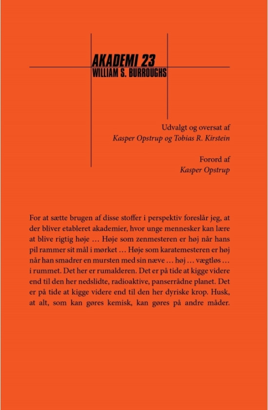 AKADEMI 23 | William S. Burroughs