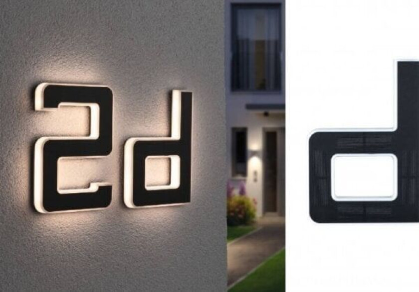 94653, Vegglys, Sort, Plast, Rustfritt stål, IP44, Fasade, III