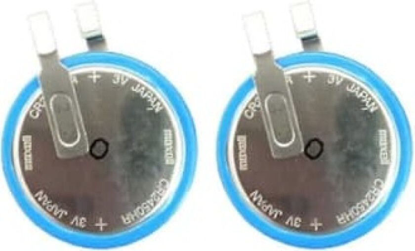 2 stk CR2450HR 3V TPMS-batteri for dekktrykksensorer, langvarig knappcelle kompatibel med Maxell
