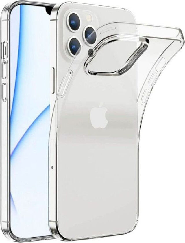 Silikondeksel gjenomsiktig iPhone 13 Pro