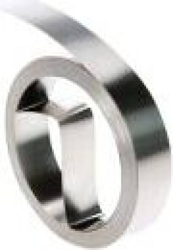 IND - Rustfritt stål - ikke-adhesiv - Rull (1,2 cm x 6,4 m) 1 rull(er) preget tape - for DYMO M1011  Rhino M1011
