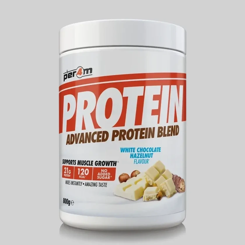 Per4m | Advanced Protein Blend | 800g - White Chocolate Hazelnut