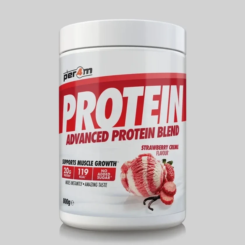 Per4m | Advanced Protein Blend | 800g - Strawberry Creme