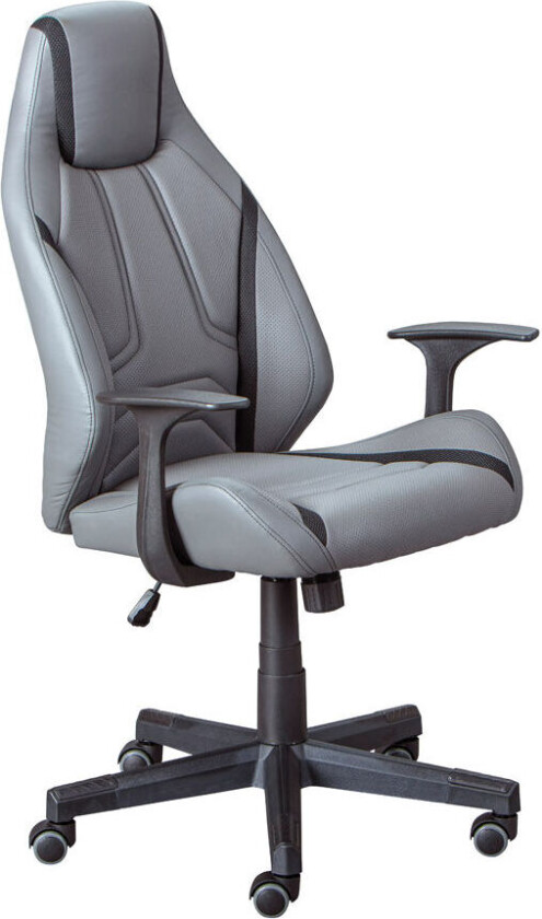 Lysander kontorstol grå, svart.