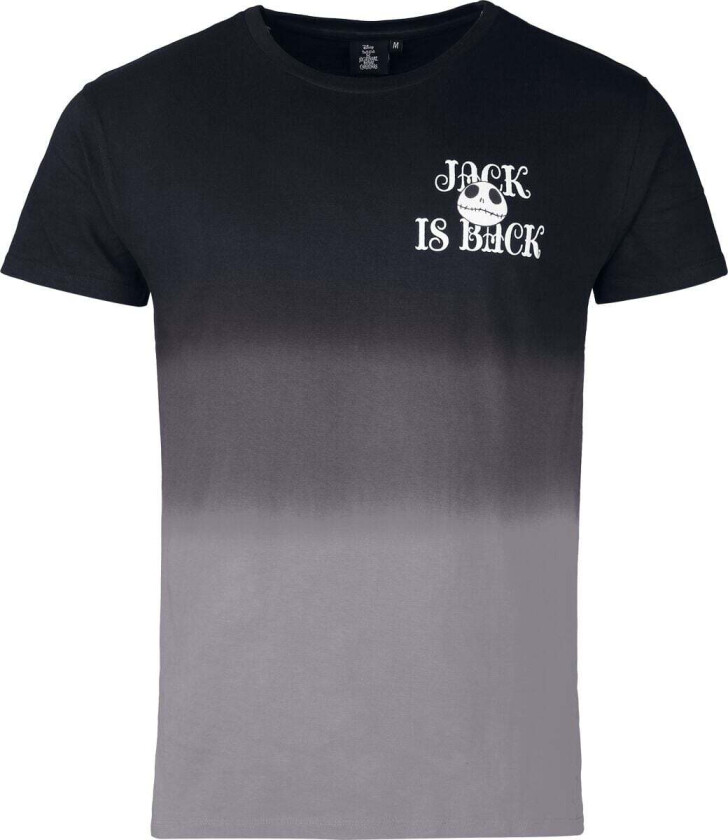 Disney T-skjorte - Jack Is Back - S til XXL - Herrer - svart-grå