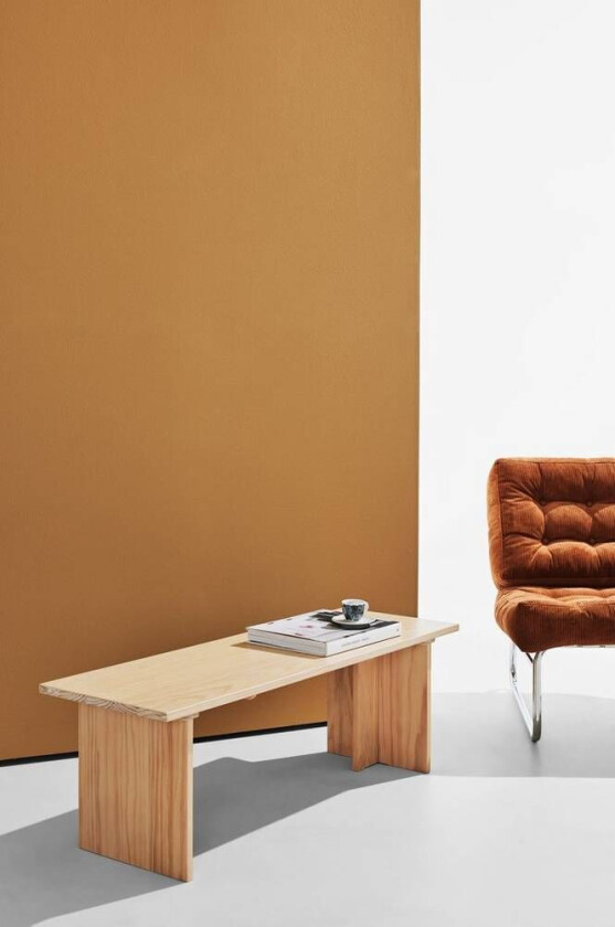 Bonjour sofabord 40x120 cm White soaped pine