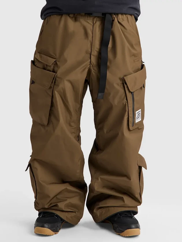 ZEB 2L Baggy Cargo Bukse brun