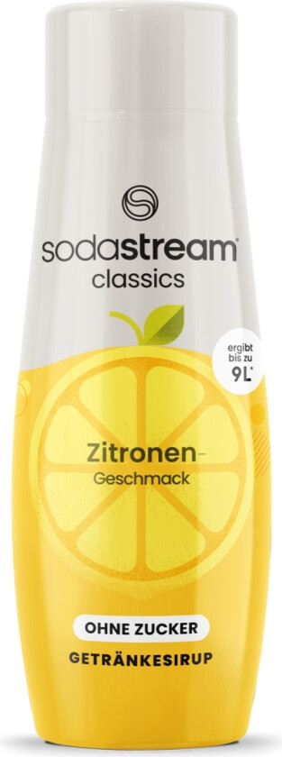 Bilde av SodaStream sitron uten sukker sirup 440ml sirup for SodaStream